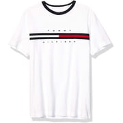 Tommy Hilfiger Mens Short Sleeve Logo T-Shirt X-Large Tall Bright White