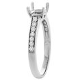 thumbnail image 3 of 14K White Gold Natural Diamond Engagement Ring Round 0.92 cttw, size 5, 3 of 3