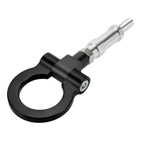 Unique Bargains Tow Hook /Universal Car Front Bumper Towing Hook / Durable Metal Rotary Tow Hook Ring for Honda S2000 2000-2009,for Honda FIT  20.4cm 1pcs Black