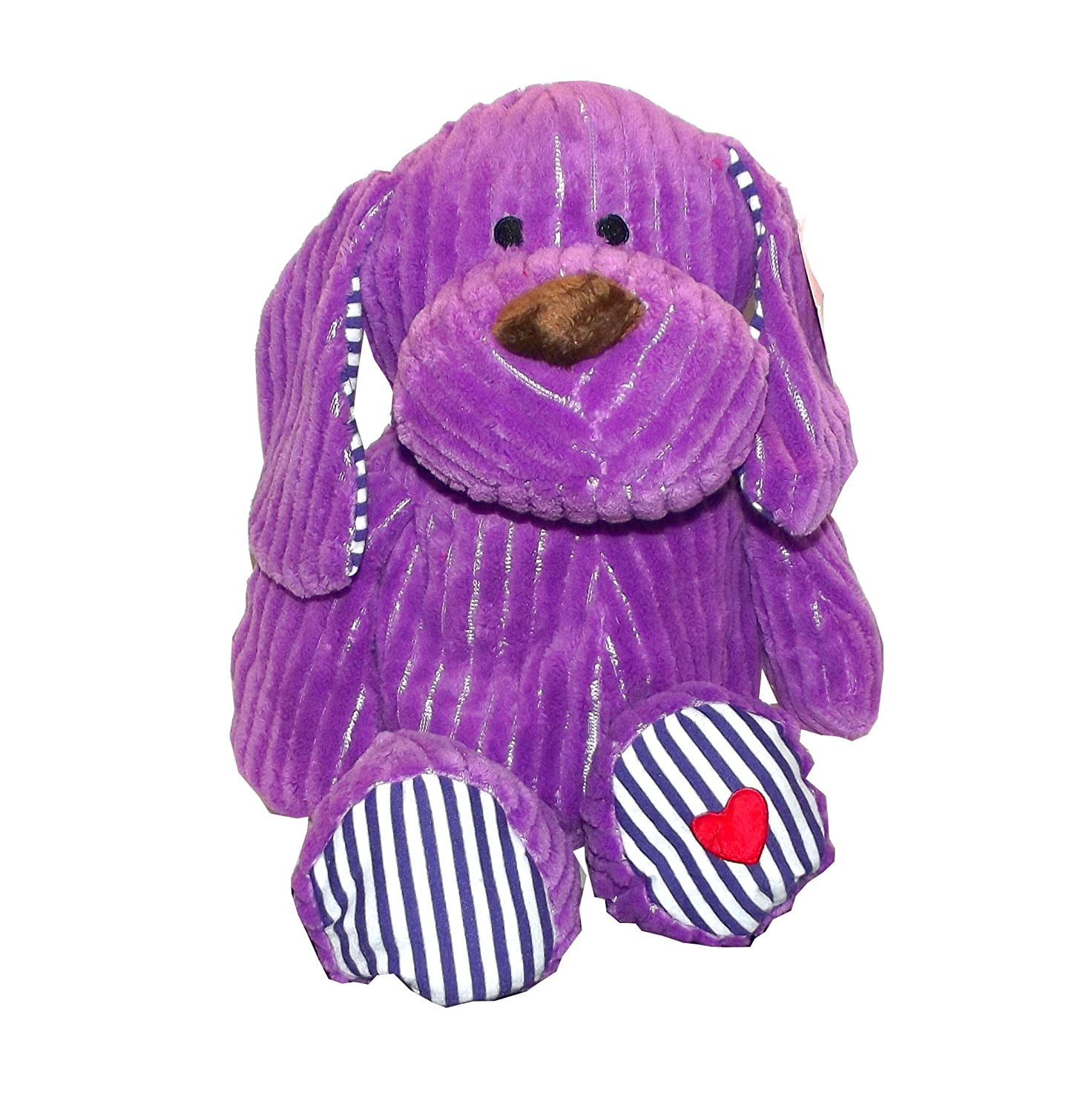 Fresh Décor Corduroy Pal Valentine's Day Dog Plush Toy