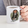 thumbnail image 4 of CafePress - Mona Lisa Dog Mugs - 11 oz Ceramic Mug - Novelty Coffee Tea Cup, 4 of 4