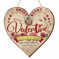 thumbnail image 2 of Valentine’S Day Wood Door Hanger,Classic Valentine’S Day Wood Sugar Door Sign,Country Wall Sign Decor for Window,Door,Porch,Romantic Home Decoration for Party,Anniversary, 2 of 7