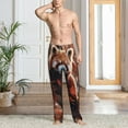 thumbnail image 4 of KLL Mens Pajama Pants for Men,Mens Lounge Pants,Funny Gifts for Men,Men's Pajama Bottoms Red Panda Autumn Branches -XX-Large, 4 of 5