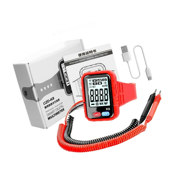 Digital Wristband Multimeter High Precisions Electric Tester For Electriccal Task Resistance Continuity Testing