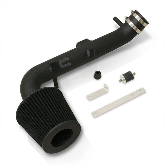 AJP Distributors Cold Air Short Ram Intake CAI SRI Induction System Black Aluminum Piping   Filter Compatible/Replacement For Toyota Yaris 1.5L Engine 2006 2007 2008 2009 2010 2011 06 07 08 09 10 11
