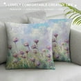 thumbnail image 3 of Orinice Flowers Sky Clouds Graphic Decorative Cushion Throw Pillow Cover 1PC 20x20in, 3 of 5