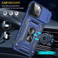 thumbnail image 5 of Allytechgroup Magnetic for iPhone 16 Pro Case with 1x Screen Protector, Rotatable Kickstand Support Car Mount Slide Camera Cover Protective Phone Case for Women Men, Navyblue, 5 of 7