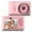 Pink, variant on Bdday 2024 Children's Digital Camera HD Photography And Video Recording Front And Rear Lens Small DSLR Mini Camera Gift