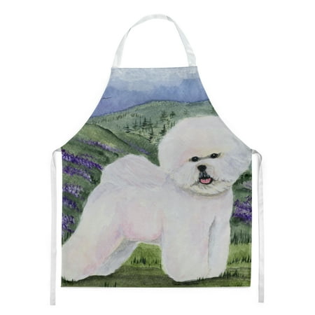 

Carolines Treasures SS8025APRON Bichon Frise Apron Large multicolor