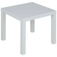 thumbnail image 1 of Bowery Hill Table d'Appoint Carrée Légère en Bois, Stratifié Blanc, 1 of 8