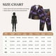 thumbnail image 4 of Balery Ornate Purple Floral Vase Conjunto de Pijama con Estampado para Mujer, Conjunto de Dos Piezas con Manga Larga, Ropa de Dormir Suave con Bolsillos, Pijamas Cómodos-Small, 4 of 7