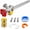 10 inch Anti-Siphon Frost Free Sillcock, variant on BRIARY - Outdoor Faucets Repair Kit, ASSE 1019-A Water Hose of Home Improvement, ABS Plastic Anti-Siphon Valve Repair for Vacuum Breaker Outside Faucet,1 Pack