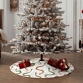 thumbnail image 4 of Rateoe Hand Drawn Snake Pattern Christmas Tree Skirt with Ties , Christmas Tree Decorations, Farmhouse Christmas Decor Xmas Holiday Decorations-30", 4 of 6