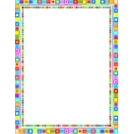 Decorative Computer Paper - Barker Creek 8.5 x 11 in. Retro Design Decorative Computer Paper, 50 Sheets Of High Quality, Pack - 50