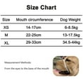 thumbnail image 5 of Dog Muzzle For Small Medium Large Dogs, Air Mesh Breathable And Drinkable Pet Muzzle For Anti-biting Anti-barking Licking, 5 of 5