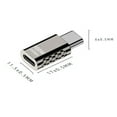 thumbnail image 6 of 2PCS Type-C Multifunction Adapter Type-C Female to Type-C Male Adapter 20Gbps Fast Charging Audio Video Transfer Adapter, 6 of 6