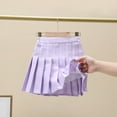 thumbnail image 4 of Pleated Skirts for Girls High Waisted School Uniform Skort with Undershorts Athletic Girls Tennis Skirt, 4 of 4