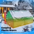 thumbnail image 3 of Quictent 6x3x1ft Galvanized Raised Garden Bed with Cover Metal Planter Box Kit, w/ 2 Large Screen Windows Mini Greenhouse for Outdoor Growing Vegetables (Green), 3 of 11