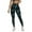 Black-Blue, variant on Women's Summer Crinkle Dye Yoga Leggings | High Waist Athletic Pants | Curve-Flattering Workout Wear with Non-Slip Comfort
