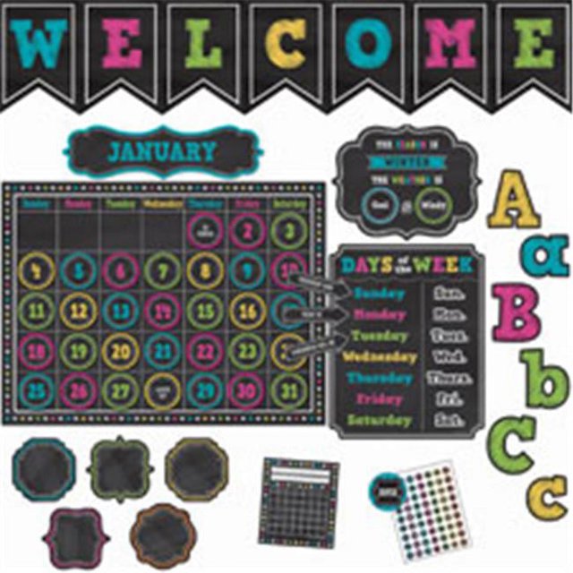 Teacher Created Resources TCR9665 Tableau d'Accents Craie Brights