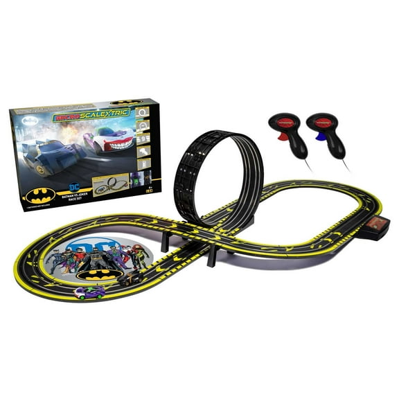 Micro Scalextric Batman vs Joker Race set