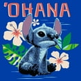 thumbnail image 2 of Mens Lilo & Stitch Ohana Flowers T Shirt, 2 of 4