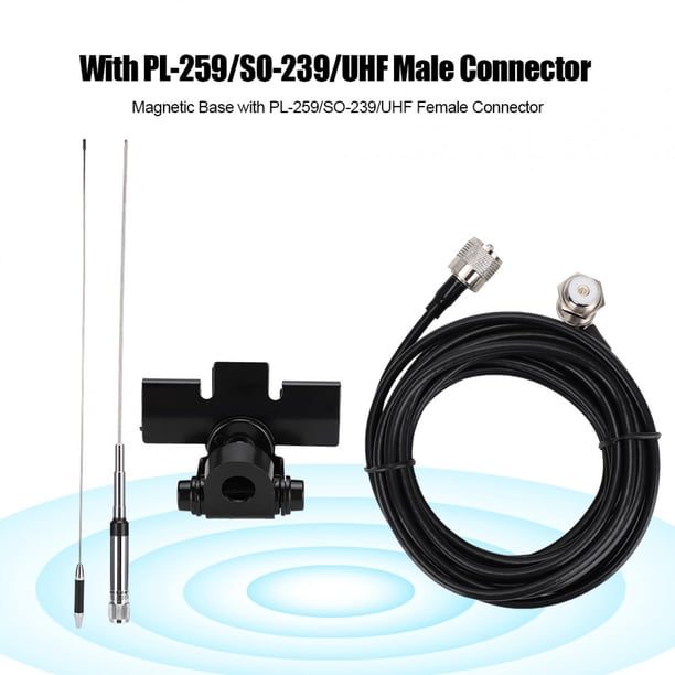 NL-770R Banda Dual VHF/UHF 144/430MHz 3.0/5.5 DBI NL 770R Radio de Automóvil Móvil/Estación Antena