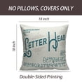 thumbnail image 2 of LALILO Throw Pillow Covers Steampunk Alphabet With Decorative Cushion Cover 18" x 18", 2107 Pack, 2 of 6