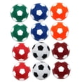 thumbnail image 4 of BEADCEST 12PCS Football Soccer Tabletop Game Balls Plastic Round for School Recess Fun, 4 of 8