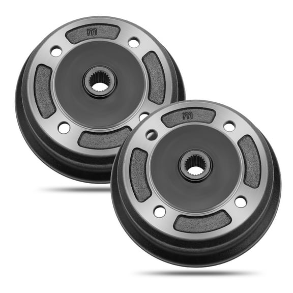 Rear Wheel Brake Drum Hub for Kawasaki Mule 4010 4000 3020 3010 3000 2510 KAF620 KAF950 2001-Up,2PCS