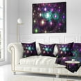 thumbnail image 2 of Designart Far Bright Colorful Space Galaxy - Abstract Throw Pillow - 18x18, 2 of 4
