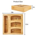 thumbnail image 2 of DILIBRA Bamboo Ziplock Bag Organizer for Drawer compatible with Sandwich, Gallon, Quart and Snack Bag, 2 of 7