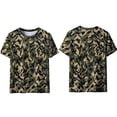 thumbnail image 6 of COSFO Short Sleeve Shirts for Men Camouflage Summer Tops Crew Neck Unisex Regular Fit Mens Graphic Tees, 6 of 9