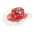thumbnail image 4 of Sombrero de vaquero occidental Sombrero de de para disfraz borde de plumas Zulema Sombrero de vaquero, 4 of 8