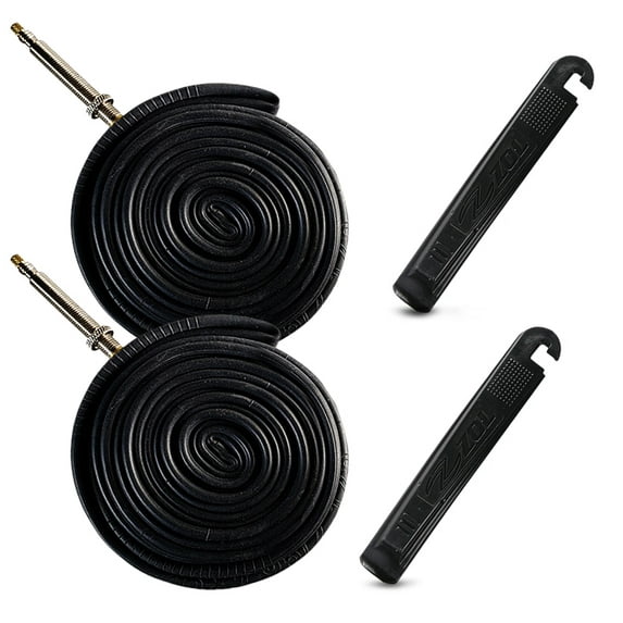 Zol Bundle of Bicycle Tubes with 2 Tire Levers 29"x1.95/2.125 Presta Valve