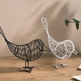 thumbnail image 5 of Nvzi Wire Iron Bird Figurine Metal Craft Ornament for Home Room Decor (White), 5 of 5