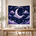 thumbnail image 5 of Celestial Sun and Moon in a Starry Sky, Mystical Illustration for Astronomy Fans, Mystical Art, Housewarming Gift, Tapestry Wall Hanging for Bedroom and Meditation Room, 5 of 7