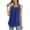 Dark Blue womens tank tops 29, variant on Summer Saving Usmisi Tank Tops Solid Crewneck Sleeveless T Shirts for Women Loose Flowy Pleated Swing Casual Vest Tunic Blouse Wine XXXL Up to 65% off