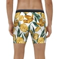 thumbnail image 4 of Disketp Yellow Tulips Men's Boxer Briefs Men’s Underwear Boxer Briefs for Men, 4 of 7