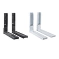 thumbnail image 2 of Inteprter Soporte de pared de Metal para hornos microondas, fuerte y confiable, con tornillos fijados firmemente, 2 uds. Almacenamiento y organización del hogar blanco, 2 of 6