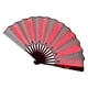 thumbnail image 4 of Abanico plegable LED, abanico plegable de mano, abanico con luces de baile, accesorio brillante para fiestas rojo, 4 of 9
