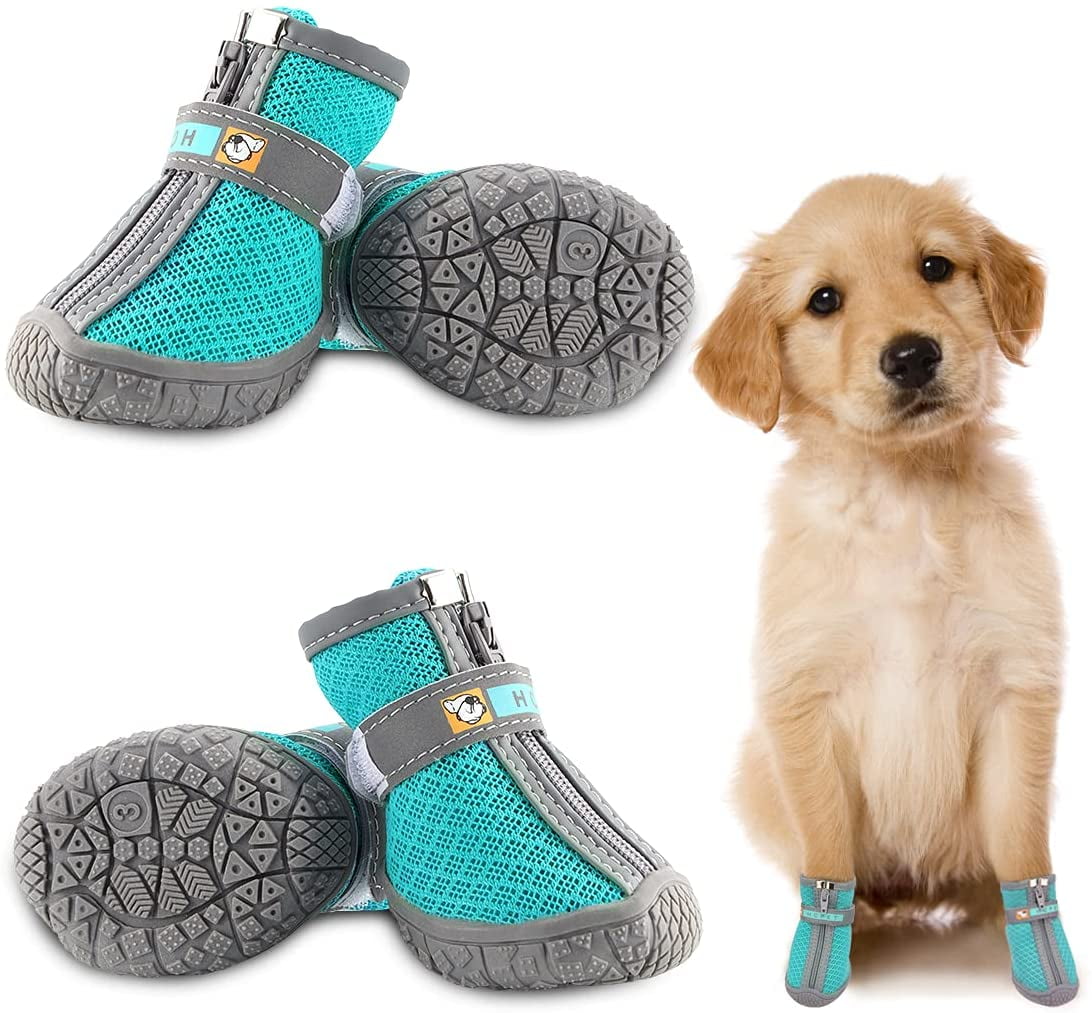New Pets Shoes Soft Sole Walking Boots Dog Puppy Paws Outdoor Protector Booties 
