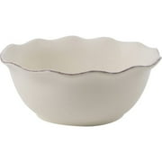 Better Homes and Gardens Ruffle 10" Serving Bowl, Cream Mist