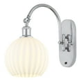 thumbnail image 4 of 518-1W-PC-G1217-8WV Innovations Lighting White Venetian - 1 Light Arm Swivels Side to Side Wall Sconce In Modern Style-13.5 Inches Tall and 8 Inches, 4 of 7