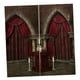 thumbnail image 5 of Cortinas con impresión fotográfica 3D para habitación infantil, puertas de madera con cuadros, persianas para ventanas - 2 Puerta de cortina roja, 5 of 8