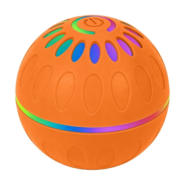 Interactive Self Driving Jumping with Intelligent Movement Chew and LED Lights To Boredom and Training USB Rechargeable