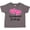 Charcoal Grey, variant on My Godmother Loves Me Hearts Girls Toddler T-Shirt