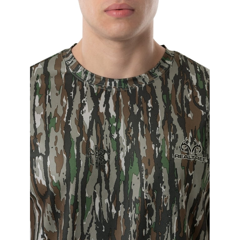 T-shirt De Chasse Realtree Homme – Camouflage Forêt, Manches Courtes, Taille 2XL (XXL)