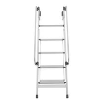 Miumaeov 5-Step Ladder Aluminum Alloy Bunk Bed Ladder Stair Ladder with Hanfrails 150kg/330.69 lbs