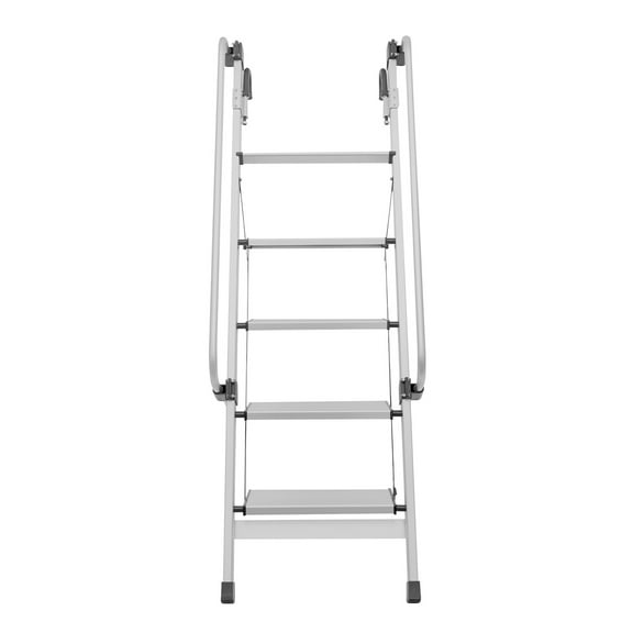 Miumaeov 5-Step Ladder Aluminum Alloy Bunk Bed Ladder Stair Ladder with Hanfrails 150kg/330.69 lbs